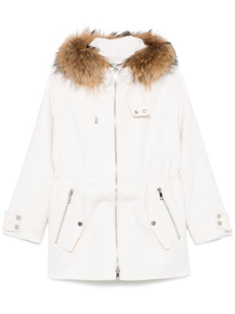 hoodied coat by P.A.R.O.S.H.