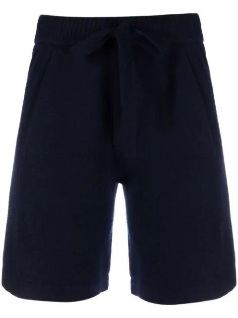 knitted drawstring waist shorts by P.A.R.O.S.H.