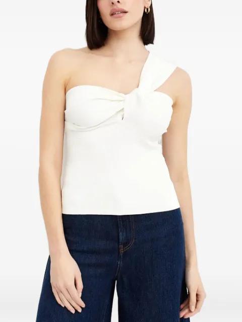 knot-detail one-shoulder blouse by P.A.R.O.S.H.