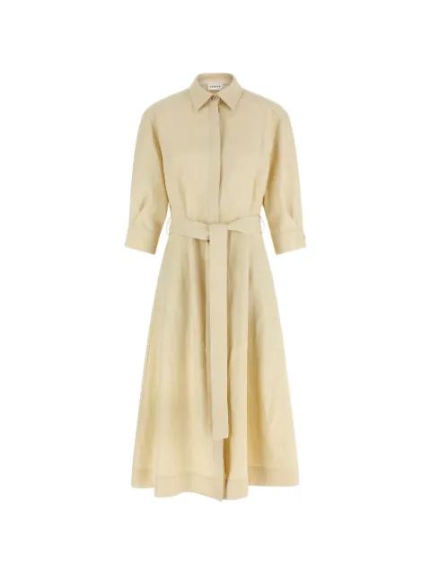 knotted belt shirt dress by P.A.R.O.S.H.