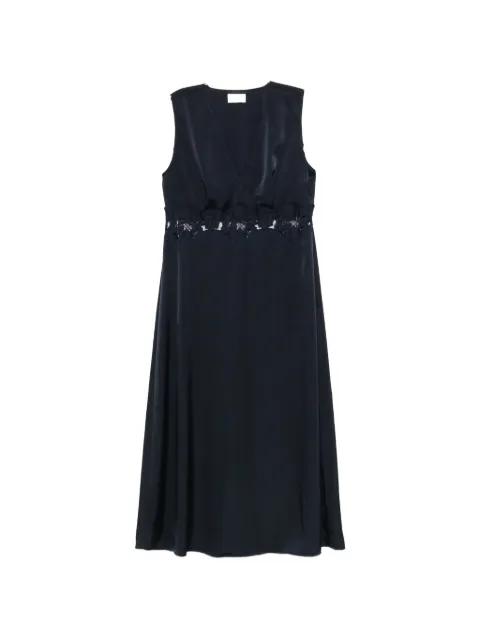 lace V-neck midi dress by P.A.R.O.S.H.