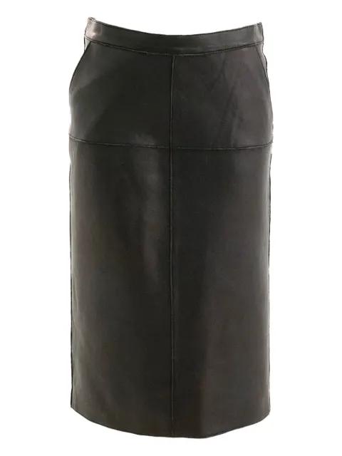 leather midi skirt by P.A.R.O.S.H.