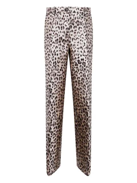 leopard-print trousers by P.A.R.O.S.H.