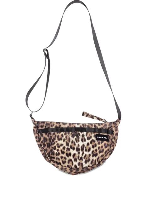 leopard-print zip shoulder bag by P.A.R.O.S.H. leopard-print zip shoulder bag by P.A.R.O.S.H.