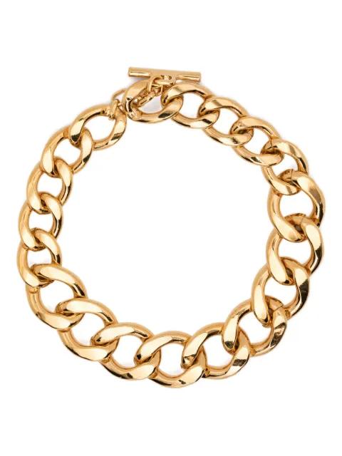 logo-engraved necklace by P.A.R.O.S.H.