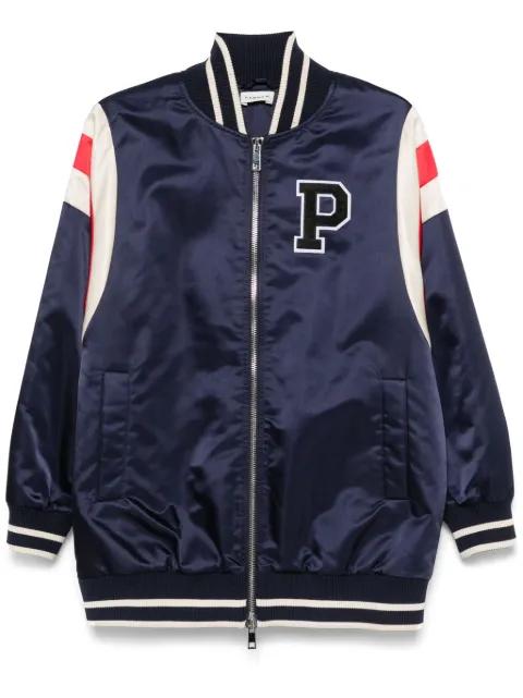 logo-patch bomber jacket by P.A.R.O.S.H.