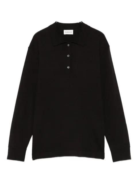 long-sleeve polo top by P.A.R.O.S.H.