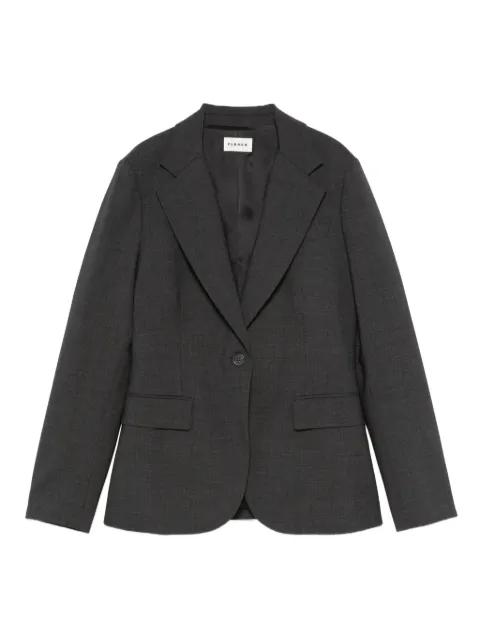 mélange-effect blazer by P.A.R.O.S.H.