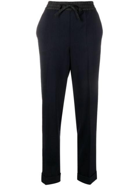mid-rise straight-leg trousers by P.A.R.O.S.H.