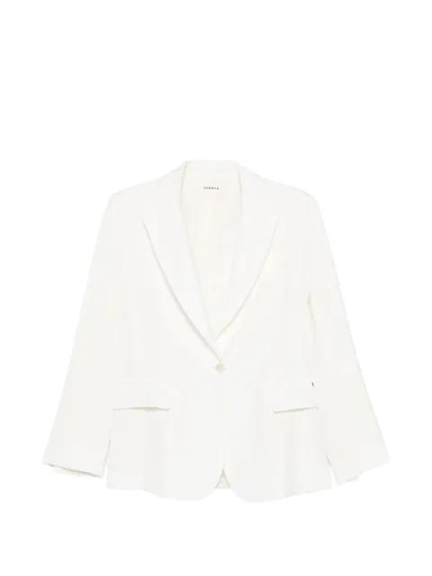 notched lapel blazer by P.A.R.O.S.H.