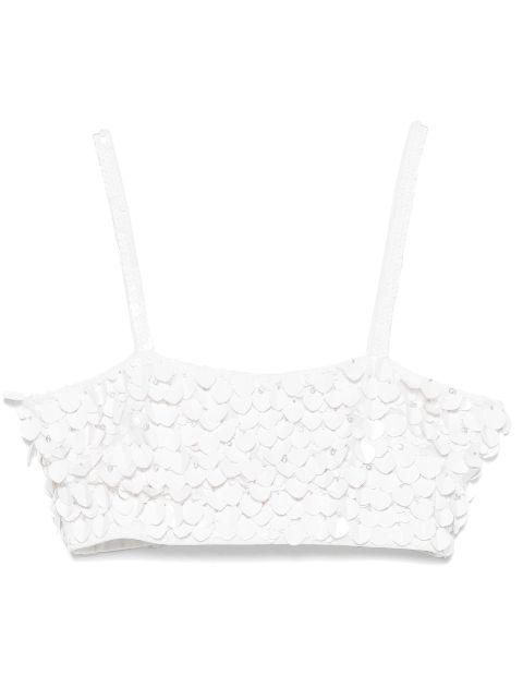 paillette-embellished top by P.A.R.O.S.H.