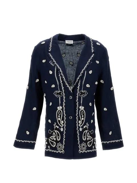paisley-embroidered blazer by P.A.R.O.S.H.