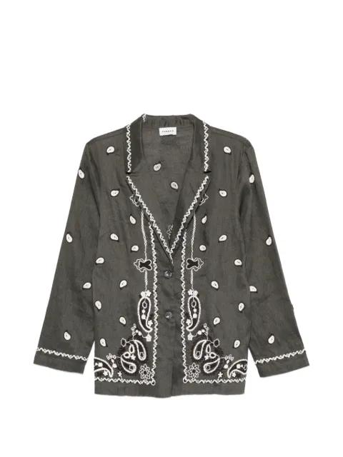 paisley-embroidery shirt by P.A.R.O.S.H.