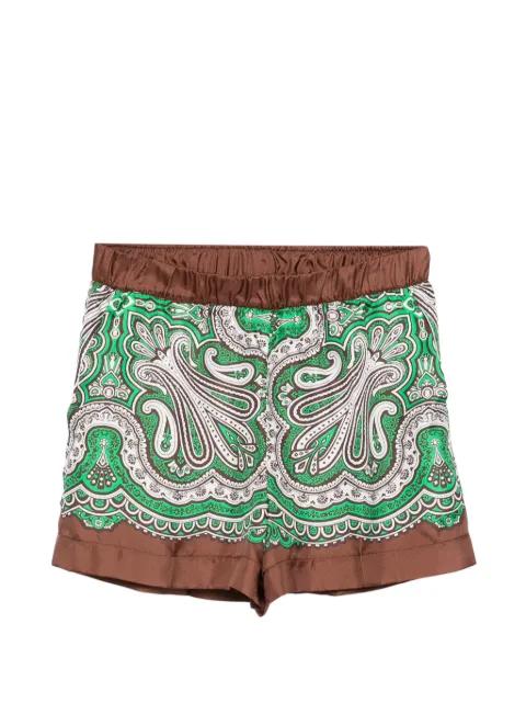 paisley print shorts by P.A.R.O.S.H.