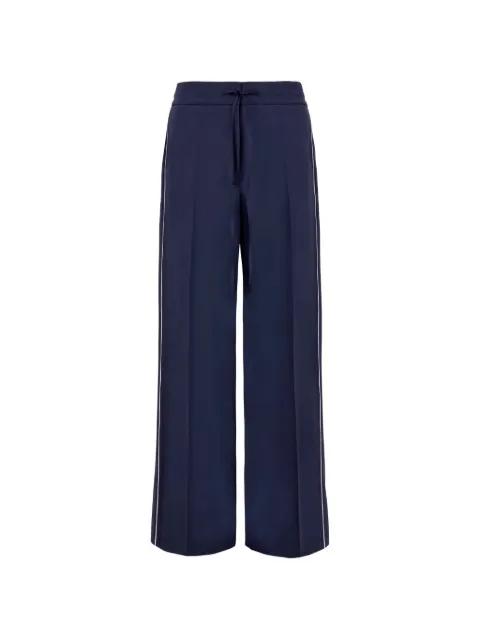piped-trim trousers by P.A.R.O.S.H.