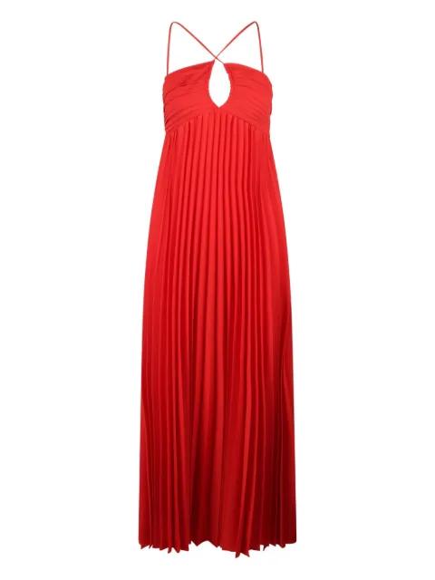 pleated maxi dress by P.A.R.O.S.H.