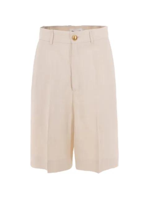 pleated tailored shorts by P.A.R.O.S.H.