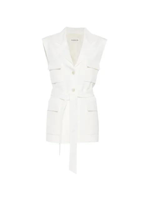 pocket belted waistcoat by P.A.R.O.S.H.