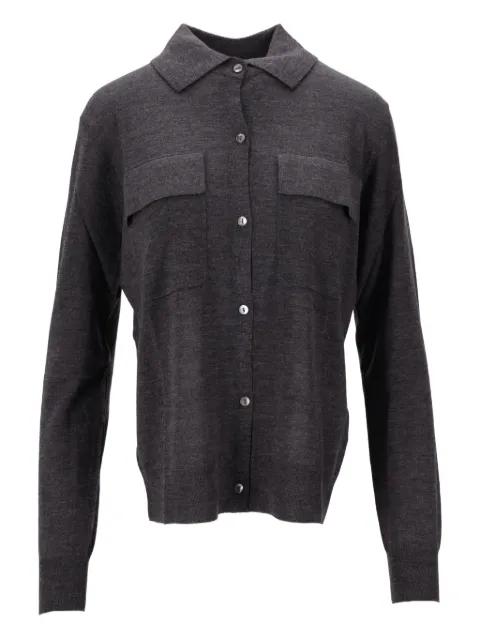 pocket collared cardigan by P.A.R.O.S.H.