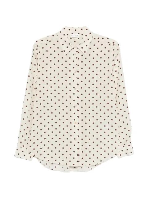 polka dot long-sleeve shirt by P.A.R.O.S.H.