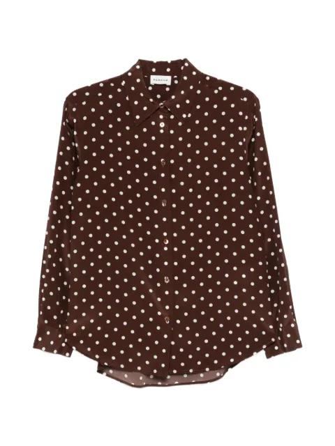 polka dot long-sleeve shirt by P.A.R.O.S.H.