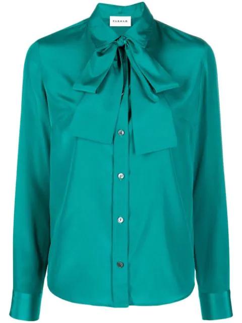 pussy-bow collar blouse by P.A.R.O.S.H.