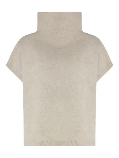 ribbed high-neck wool sweater by P.A.R.O.S.H.