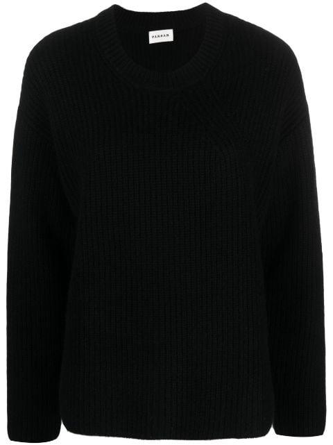 ribbed-knit cashmere sweatshirt by P.A.R.O.S.H.