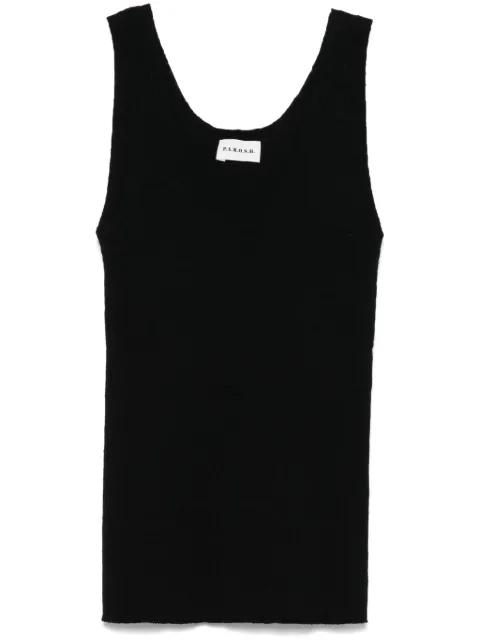 ribbed-knit tank top by P.A.R.O.S.H.