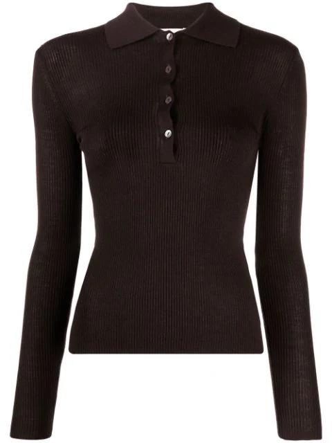 ribbed-knit wool top by P.A.R.O.S.H.