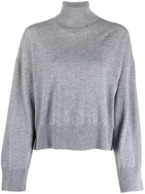 roll neck cashmere sweater by P.A.R.O.S.H.