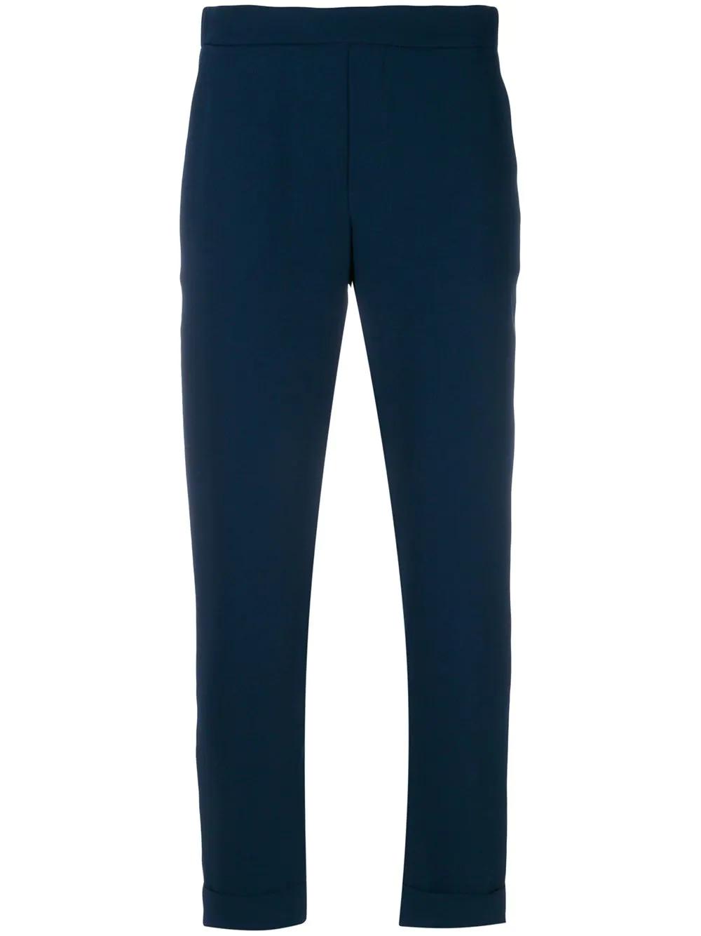 rolled cropped trousers by P.A.R.O.S.H.