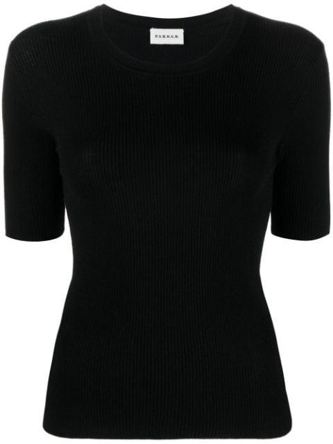 round-neck knit top by P.A.R.O.S.H.