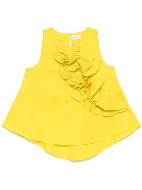ruffled-detail blouse by P.A.R.O.S.H.