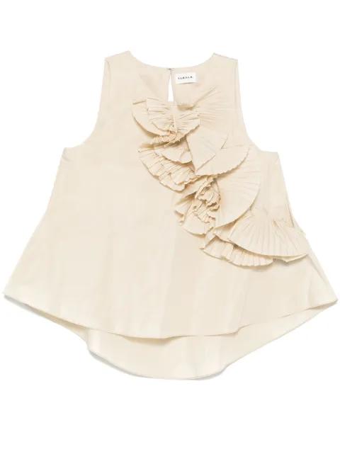 ruffled-detail blouse by P.A.R.O.S.H.