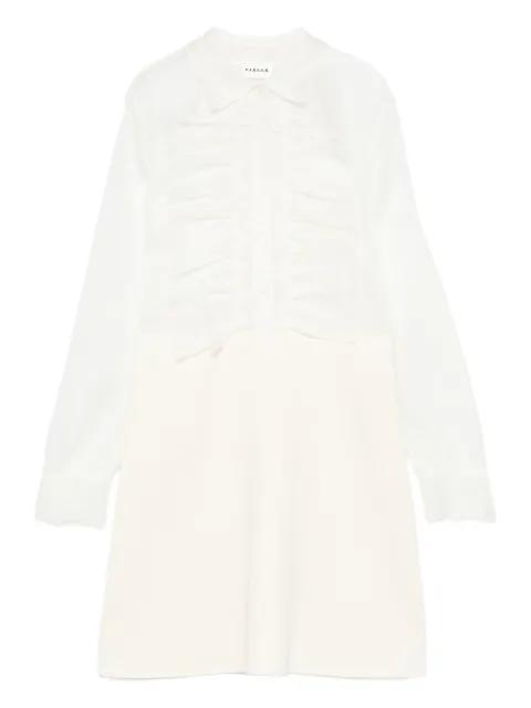 ruffled shirt dress by P.A.R.O.S.H.