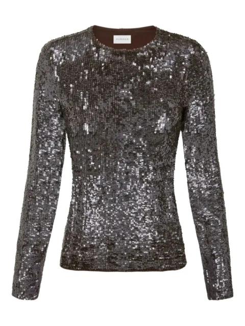 sequin-embellished PAROSH top by P.A.R.O.S.H.