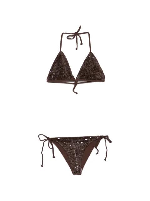 sequin-embellished bikini by P.A.R.O.S.H.
