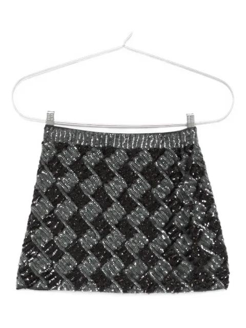 sequin-embellished mini skirt by P.A.R.O.S.H.