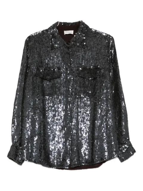 sequin-embellished shirt by P.A.R.O.S.H.