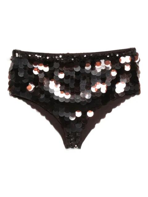 sequin-embellished shorts by P.A.R.O.S.H.