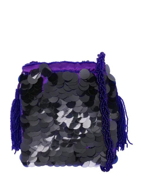 sequin-embellished shoulder bag by P.A.R.O.S.H.