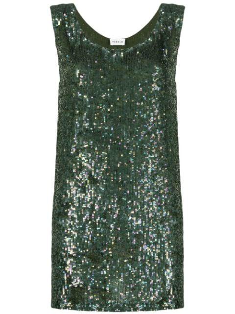 sequin-embellished sleeveless top by P.A.R.O.S.H.