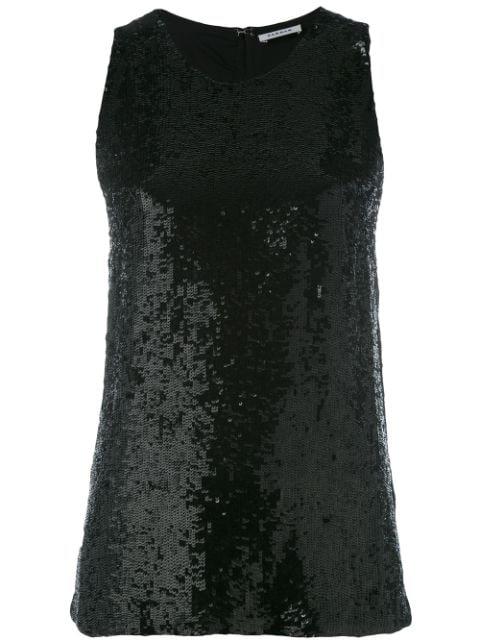 sequin embellished tank top by P.A.R.O.S.H.