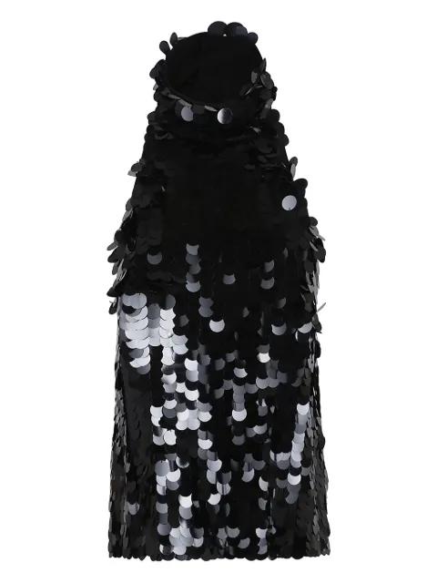 sequin-embellishment halter top by P.A.R.O.S.H.