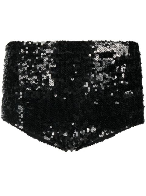 sequin mini-shorts by P.A.R.O.S.H.