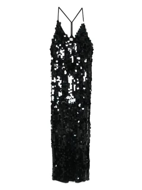 sequin spaghetti-strap dress by P.A.R.O.S.H.