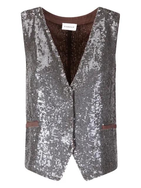 sequined waistcoat by P.A.R.O.S.H.