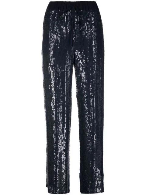 sequined wide-leg trousers by P.A.R.O.S.H.