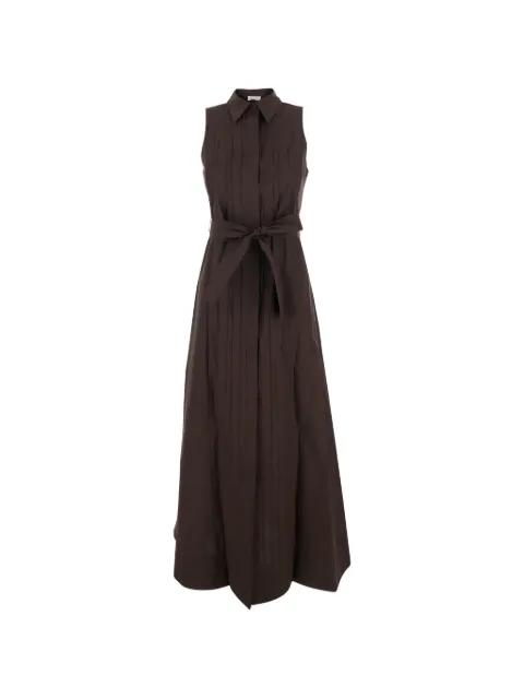 sleeveless belted dress by P.A.R.O.S.H.